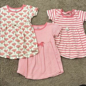Set of Three Pink 2T Dresses